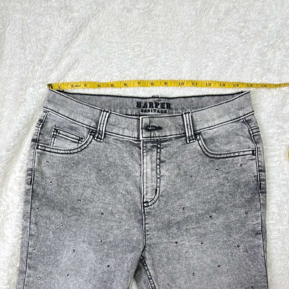 Harper Heritage Women's Skinny Jeans - Gray - Picture 4 of 7